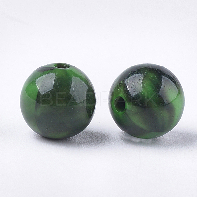 Acrylic Beads OACR-S029-018C-1