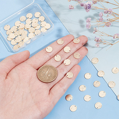 60Pcs Brass Charms KK-AR0003-47-1