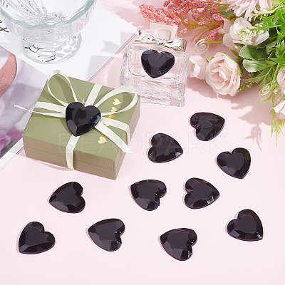 50Pcs Flat Back Acrylic Rhinestone Cabochons OACR-OC0001-18B-1