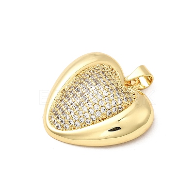 Brass Micro Pave Cubic Zirconia Pendants KK-A266-03A-G-1