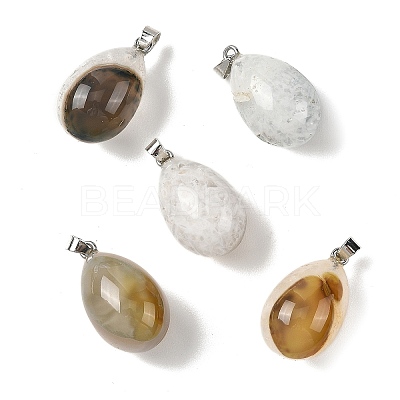 Natural Agate Pendants GG-K002-08A-09-1