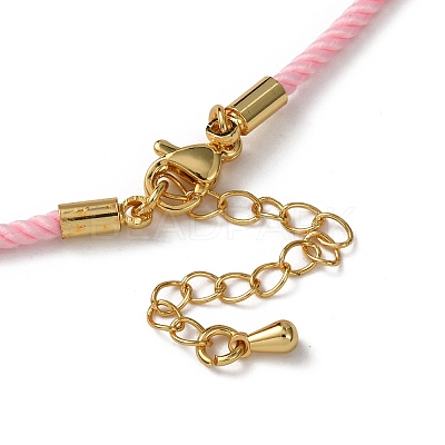 2MM Round Nylon Milan Cord Necklace Makings MAK-F038-C26-G-1