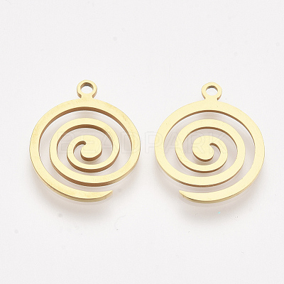 201 Stainless Steel Pendants X-STAS-T044-83G-1