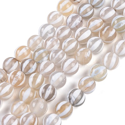 Tibetan Style dZi Beads Strands G-C133-A04-02-1