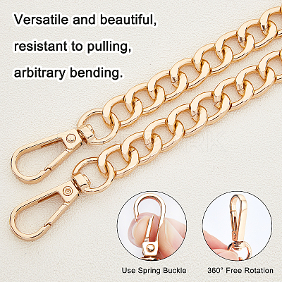 Aluminum Curb Chain Bag Handles FIND-PH0002-13LG-1