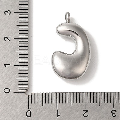 Non-Tarnish 304 Stainless Steel Pendants STAS-M017-08P-03-1