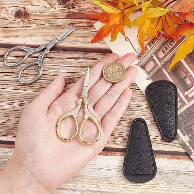 2Pcs Stainless Steel Sewing Scissors TOOL-SC0001-26-1