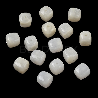 Opaque Acrylic Beads OACR-D320-01N-1