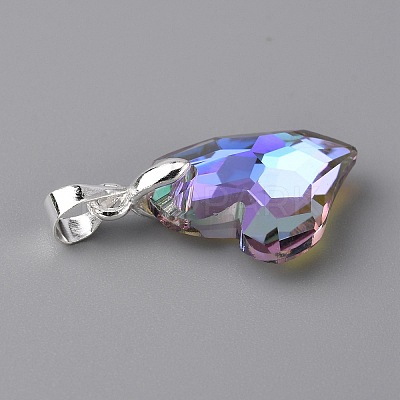 Electroplate Glass Pendants FIND-TAC0009-67S-04-1