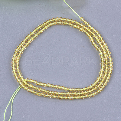 Synthetic Quartz Crystal Beads Strands G-T119-05E-1