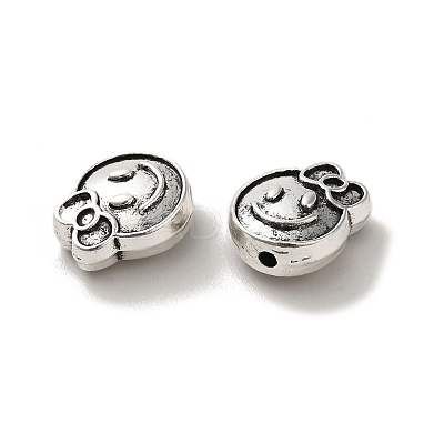 Tibetan Style Alloy Beads PALLOY-P302-09F-AS-1