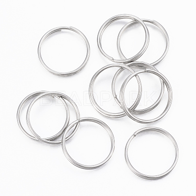 Tarnish Resistant 304 Stainless Steel Split Rings STAS-H413-07P-E-1