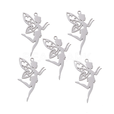 Tarnish Resistant 201 Stainless Steel Pendants STAS-T056-LA326-1-1