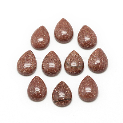 Synthetic Goldstone Cabochons G-R417-18x25-47-1