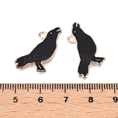 Halloween Theme Alloy Enamel Pendants X-PALLOY-N176-46-RS-1