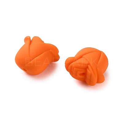 Rose Shape Silicone Beads SIL-S011-02C-1