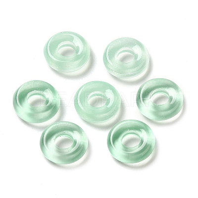 Transparent Glass European Beads X-GLAA-A012-03-1