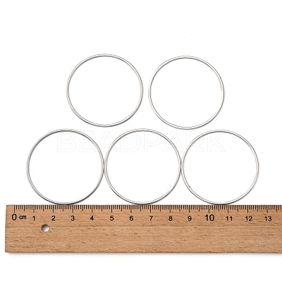 Tarnish Resistant 304 Stainless Steel Linking Ring STAS-T047-15C-1