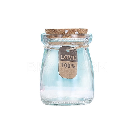 Glass Empty Wishing Bottle LS-PW-WG19839-01-1