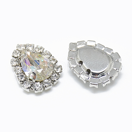 Sew on Rhinestone RGLA-T132-7x10-001LS-P-1