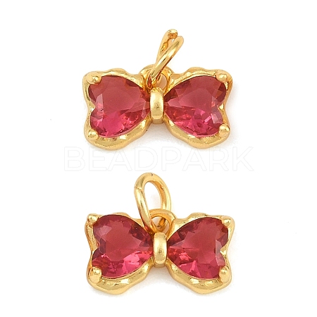 Brass Glass Pendants KK-K340-48G-02-1