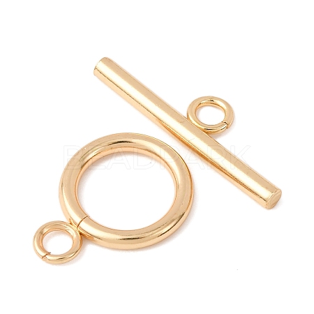 304 Stainless Steel Ring Toggle Clasps STAS-Q179-01G-1