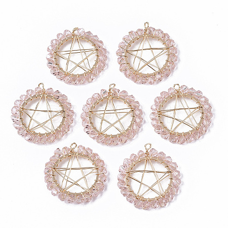 Glass Pendants KK-S354-004A-NF-1
