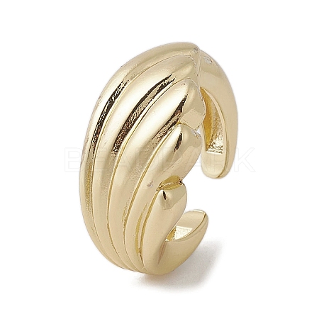 Brass Adjustable Open Rings RJEW-K257-62G-1