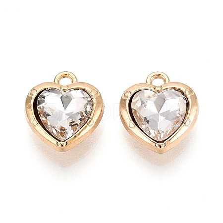 Alloy Rhinestone Charms PALLOY-T092-23G-01-1