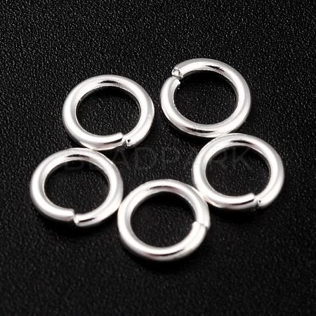 Rack Plating Brass Open Jump Rings KK-O139-18O-S-1