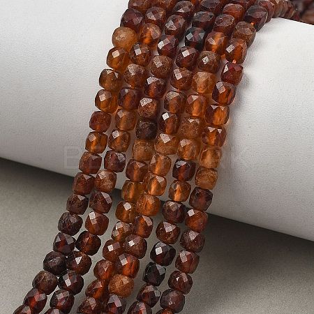 Gradient Color Natural Garnet Beads Strands G-D103-C06-1