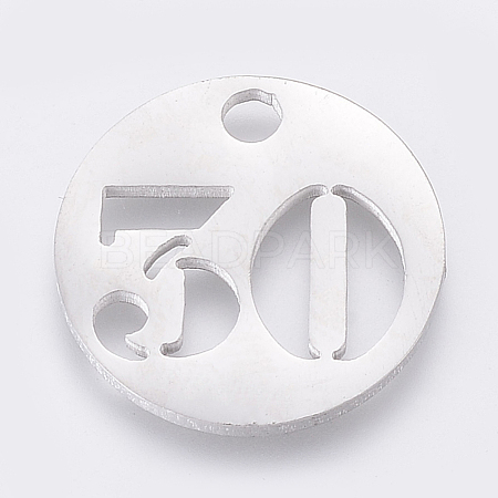 Non-Tarnish 304 Stainless Steel Pendants STAS-F233-30-P-1