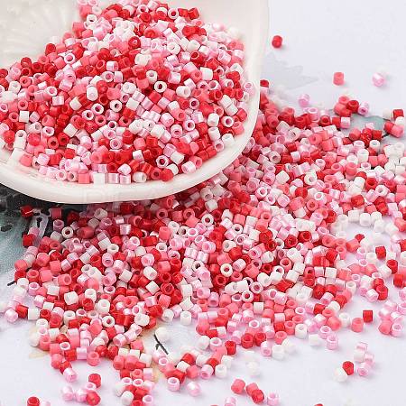 Baking Paint Glass Seed Beads X-SEED-S042-05B-46-1