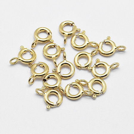 925 Sterling Silver Spring Ring Clasps STER-K167-076D-G-1
