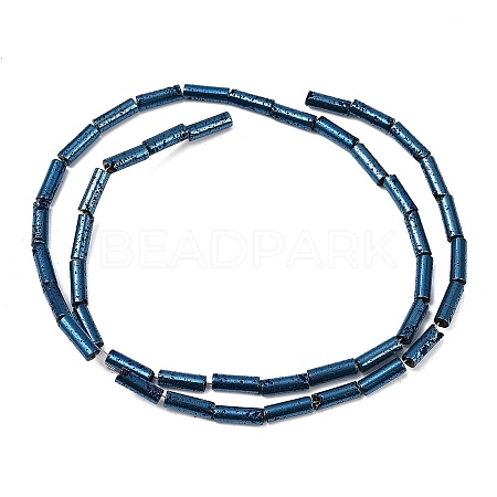 Electroplated Natural Lava Rock Beads Strands G-K388-03A-05-1