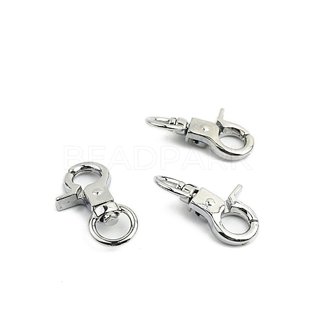 Zinc Alloy Swivel Clasps PW-WG2F0EF-10-1