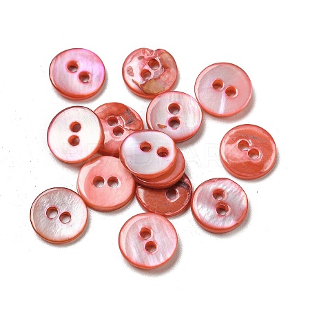 Freshwater Shell Buttons SHEL-C005-01A-06-1