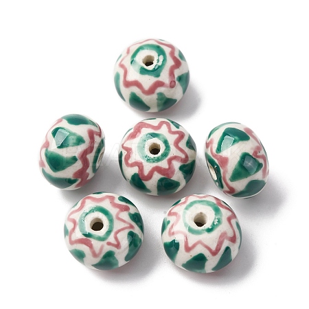 Handmade Porcelain Beads PORC-Q004-01D-1