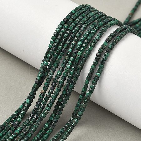 Natural Malachite Beads Strands G-D306-B01-2x2mm-1