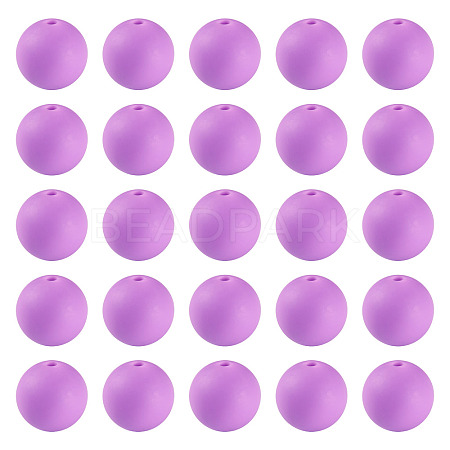 50Pcs Food Grade Eco-Friendly Silicone Beads SIL-TADJ0001-03B-1