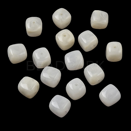 Opaque Acrylic Beads OACR-D320-01N-1