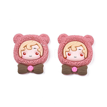 Opaque Resin Cabochons CRES-N021-106-1