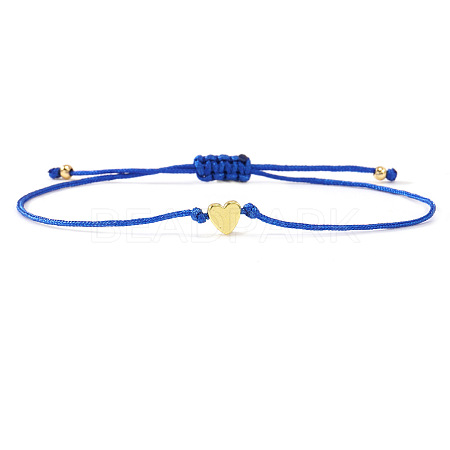 Valentine's Adjustable Braided Polyester Cord Bracelets GM2838-2-1