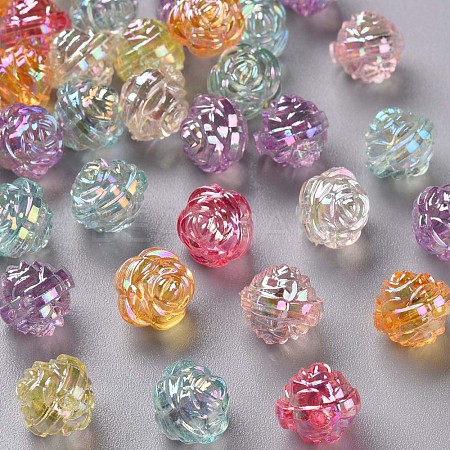 Transparent Acrylic Beads TACR-S154-33C-1