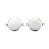 Tarnish Resistant 304 Stainless Steel Cabochon Connector Settings LS-STAS-G170-26P-14mm-2