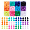 72G 12 Colors Opaque Acrylic Beads SACR-TA0001-54-1