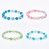 90Pcs 9 Colors Natural Dolomite Beads G-NB0003-21-4