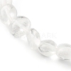 Natural Quartz Crystal Beaded Stretch Bracelets for Kids BJEW-JB06250-09-4