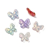UV Plating Rainbow Iridescent Imitation Jelly Acrylic Beads OACR-K003-012-1