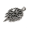 Halloween 316 Surgical Stainless Steel Pendants STAS-A123-01C-AS-2